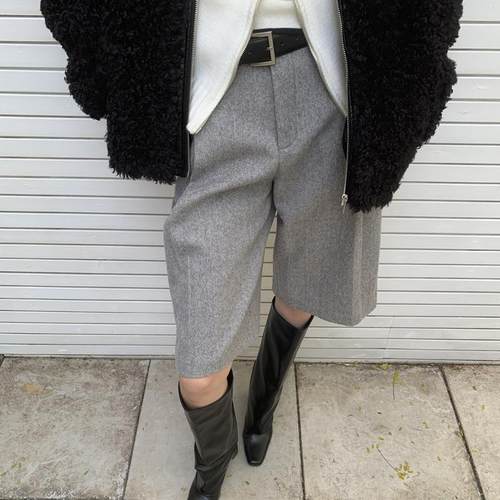 LONSLAN 24WINTER 11/10 20:00NEW羊毛西装中裤