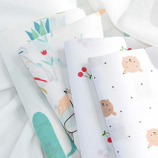 纯棉婴儿包被内胆布轻薄单层纱裙子里衬被子棉絮套包棉花被芯面料