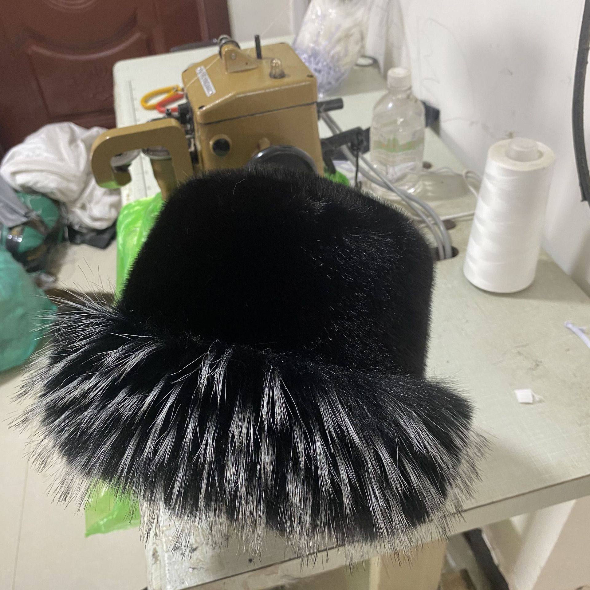 双色渔夫帽水桶毛2025新款洋气保暖护耳毛毛防寒帽蒙古帽,服饰配件/皮带/帽子/围巾,帽子,淘宝优惠券,粉丝福利购,淘宝优惠卷