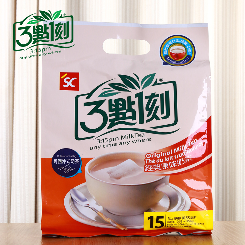 台湾3点1刻原味奶茶300g小袋包装