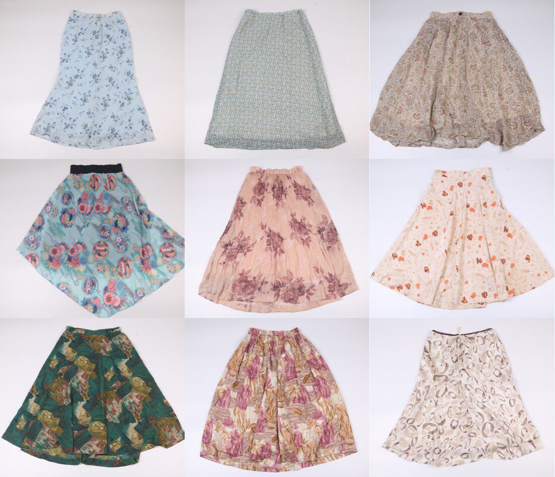 5古着风中古韩版女原宿风短裙vintage百搭洛丽塔英式田园风半身裙