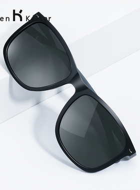 海伦凯勒墨镜男复古方形太阳眼镜偏光开车驾驶易烊千玺同款近视潮