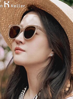 海伦凯勒太阳镜女焦糖镜