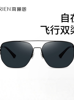 海俪恩2026新款潮太阳镜男士开车专用眼镜飞行员偏光墨镜男N8353
