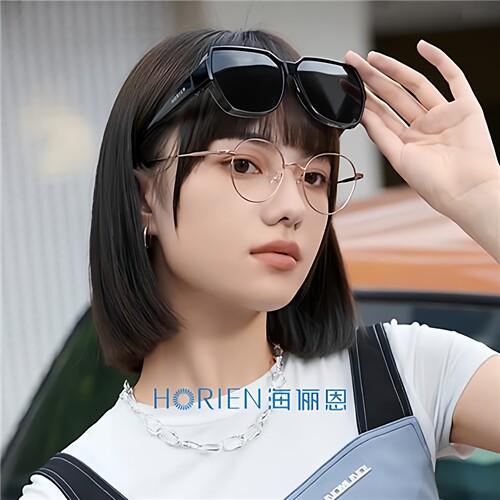 海俪恩近视眼专用偏光太阳眼镜女夏开车专用防晒墨镜男套镜NT002