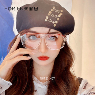 海俪恩墨镜女2025新款 高级感潮酷镜复古飞行员太阳镜防紫外线8120