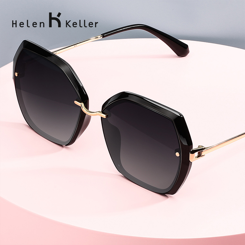 海伦凯勒2025网红爆款墨镜女高级感大牌潮流偏光太阳眼镜可配近视