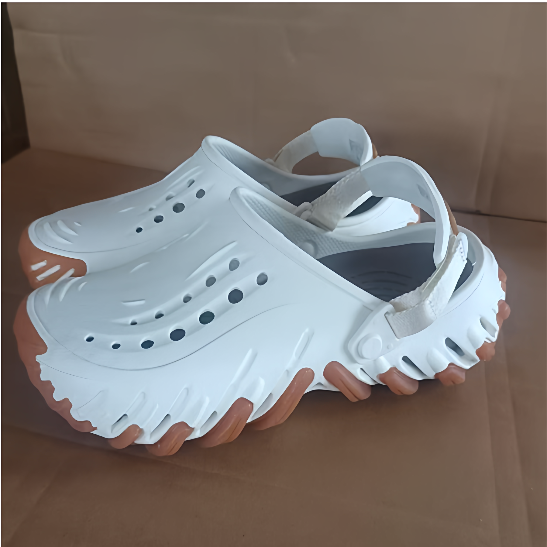 波纹坦克洞洞鞋2025新款户外沙滩鞋男鞋包头拖鞋凉鞋软底男女鞋,流行男鞋,洞洞鞋,淘宝优惠券,粉丝福利购,淘宝优惠卷