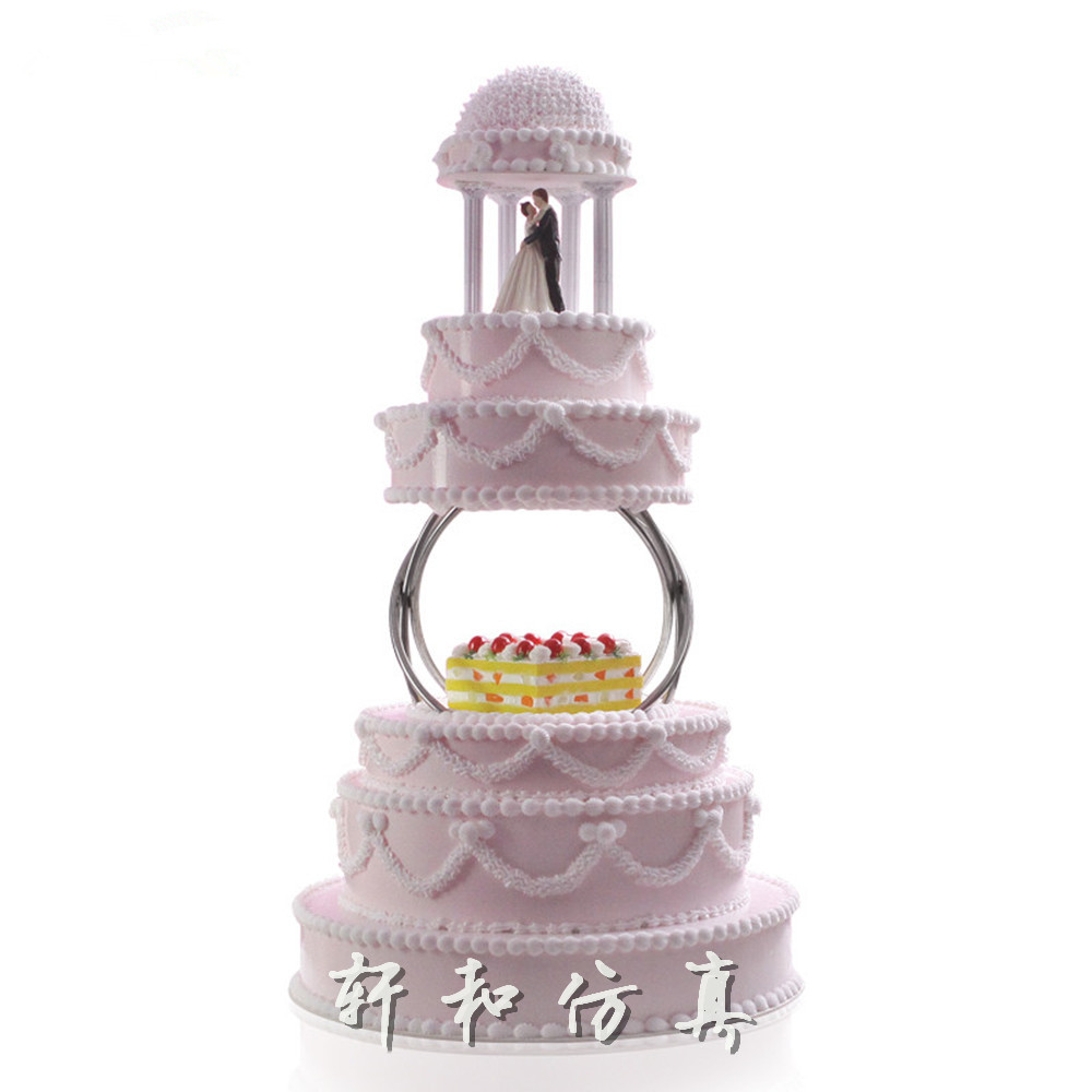 新款高端婚礼仿真蛋糕模型多层开业橱窗摄影道具婚庆架子蛋糕模型