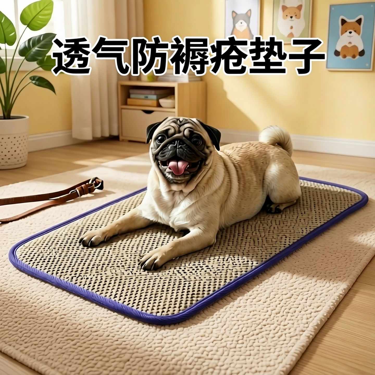 宠店医宠物褥疮垫RYX护理狗狗助眠透气防褥疮恒温清凉按摩垫睡垫