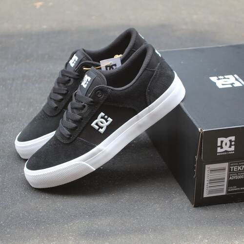 黑白经典款DC滑板鞋男女同款莱卡