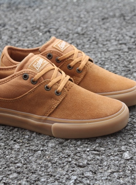 小麦色GLOBE滑板鞋运动翻毛皮耐磨减震透气舒适BMX男女鞋fallen鞋