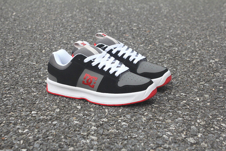 大底拼色款低帮男滑板鞋耐磨皮质休闲运动dc lynx zero板鞋dc鞋