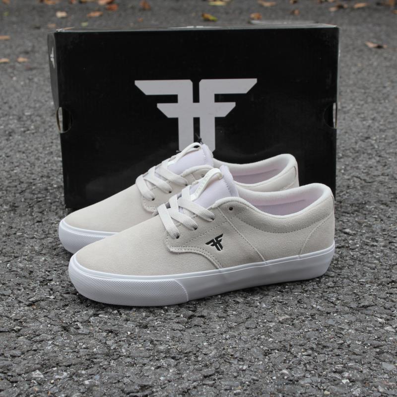 米白fallen滑板鞋男女翻毛皮耐磨