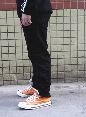 纯黑色 DC sk8滑板裤直筒宽松滑板街舞裤29 30 31 32 33 34码包邮