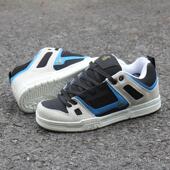 DVS复古低帮板鞋 Ollie尖翻40.5码 男情侣厚底面包鞋 百搭休闲滑板鞋