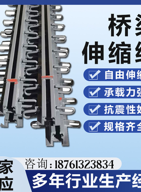 桥梁伸缩缝D型F型c型型钢变形毛勒伸缩缝梳齿板模数式伸缩缝盖板