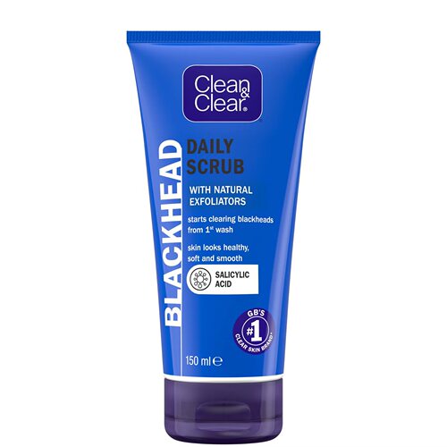 英国进口Clean & Clear可伶可俐去黑头去油洁面磨砂膏 150ml