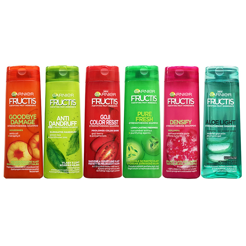 英国garnier卡尼尔fructis进口天然植物精华洗发水400ml 6款选1