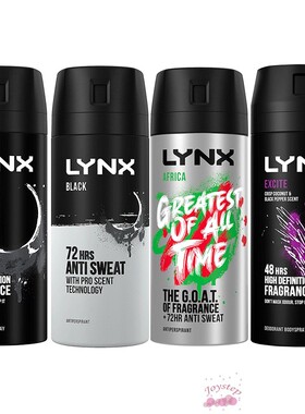 英国原装进口LYNX凌仕男士香水止汗喷雾 150ml 4款选1
