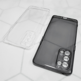 OPPOReno5k手机壳Reno5Pro+透黑透明套Reno4Pro全包超薄防摔软壳