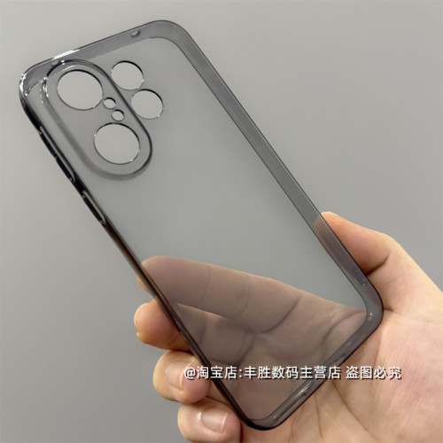 适用vivoS30手机壳S30ProMini半透黑透明S30保护套硅胶小孔全包圆弧边防摔超薄软壳男女新款清水套