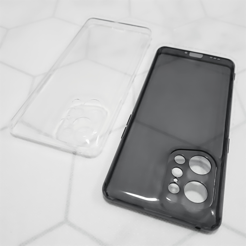 oppofindx5硅胶套透黑全包边