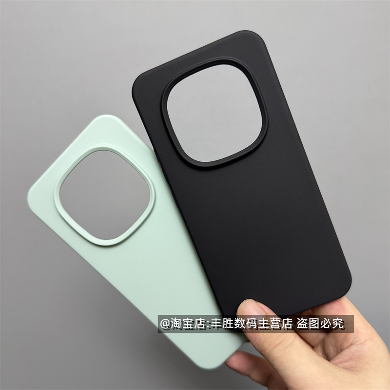 适用红米Note15Pro+手机壳Redmi保护套Note15硅胶全包直角边镜头大孔磨砂防摔软壳简约纯黑色男女新款