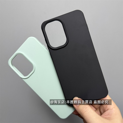 适用一加Ace6手机壳1+Ace6T保护套OnePlus硅胶全包直角边镜头大孔磨砂防摔软壳简约纯黑男女新款