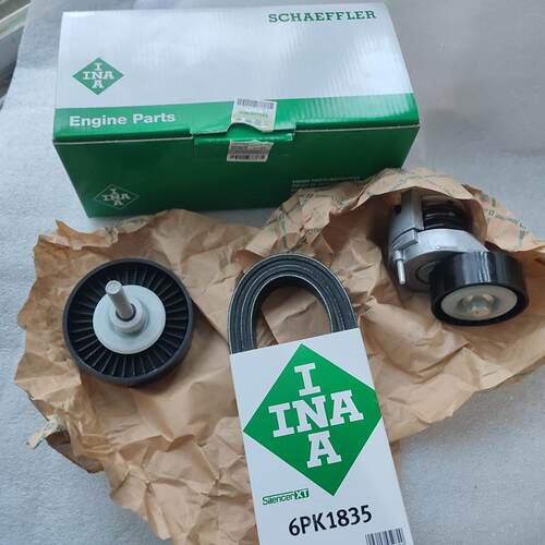 适配EA111发电机皮带涨紧器套装朗逸速腾宝来明锐高尔夫6 3件套
