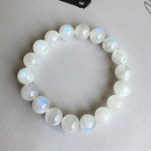 包邮 天然蓝月光手链糯米奶油体月光石手串招桃花财水晶女饰品礼物