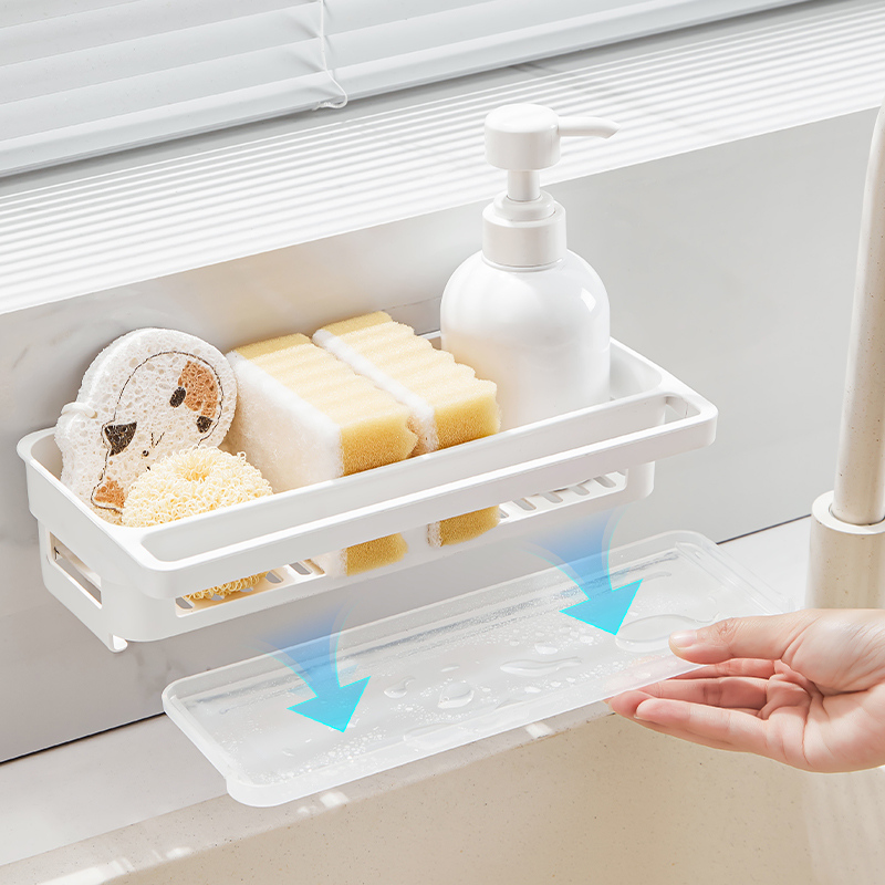 厨房沥水架置物架抹布洗碗布挂架