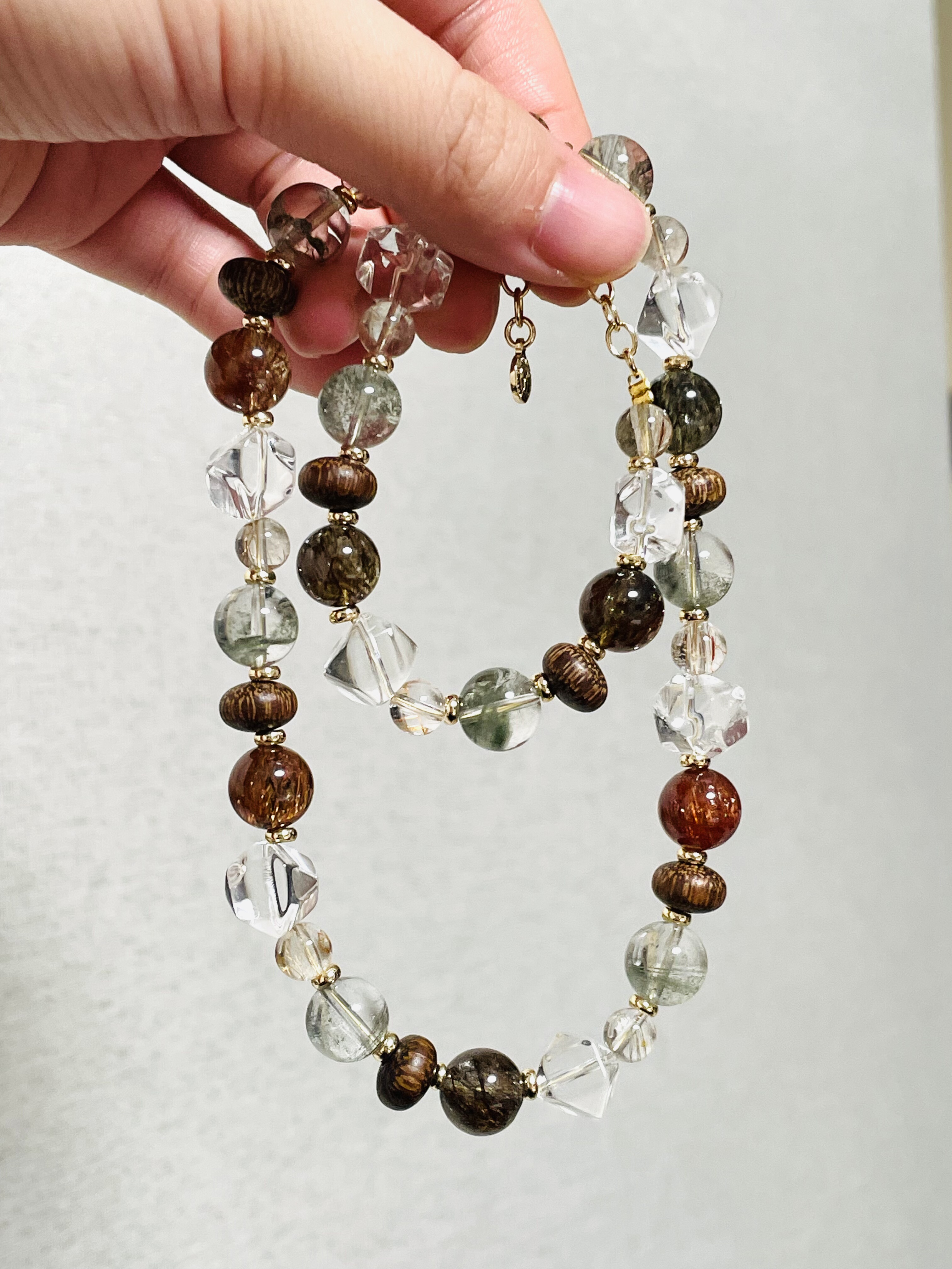 【富丽堂皇-水晶博物馆系列第二弹】原创设计师项链超七发晶紫水