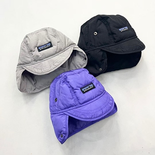 冬季新款男童女童护耳鸭舌帽宝宝保暖加绒雷锋帽中小童防风护耳帽