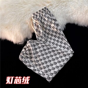 2023春季新款满印束脚裤男青少年灯芯绒休闲裤K3628 P50 控68图片