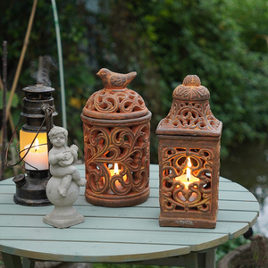 氛围感摆件风灯蜡烛灯烛台
