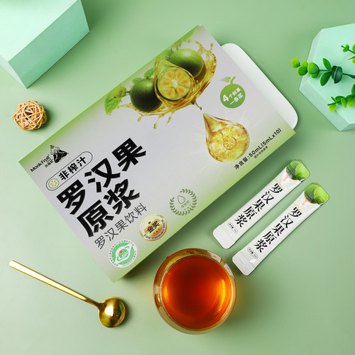 广西特产桂林吉福思罗汉果原浆 不加一滴水纯天然罗汉果饮料10条
