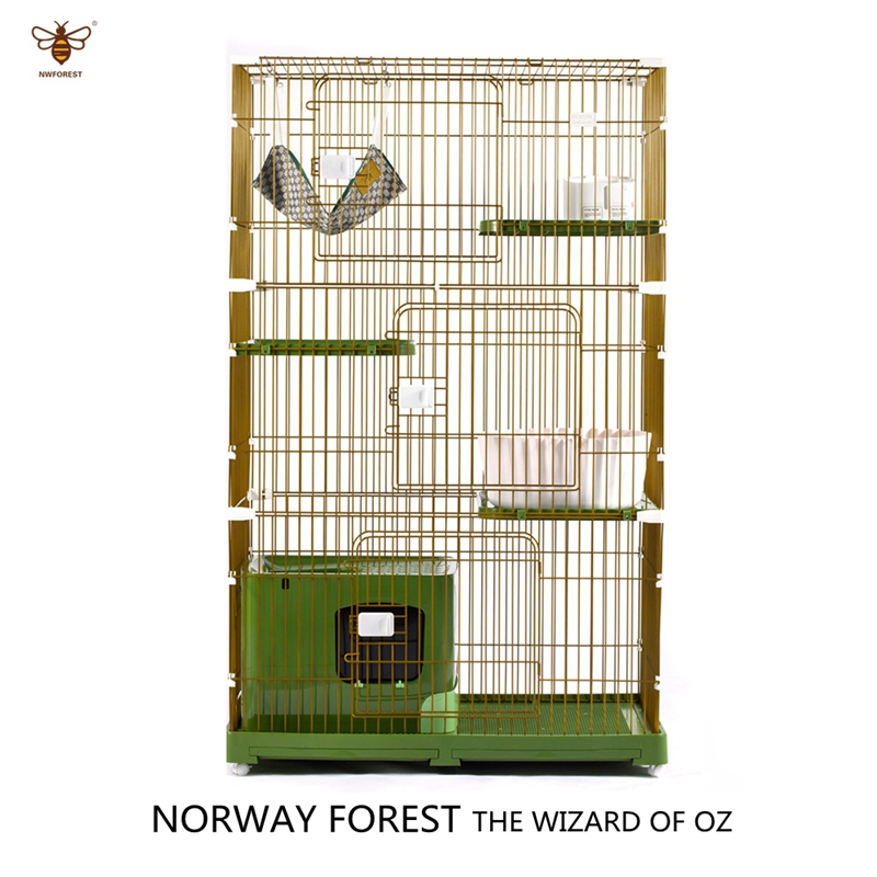 摩登生活on挪威森林猫笼子超大自由空间家用两层双三层猫别墅猫舍 宠物/宠物食品及用品 狗笼子 原图主图