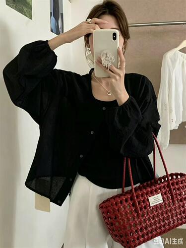 【6.7慧姐大码女装】2026新款防晒两件套KKF3678-