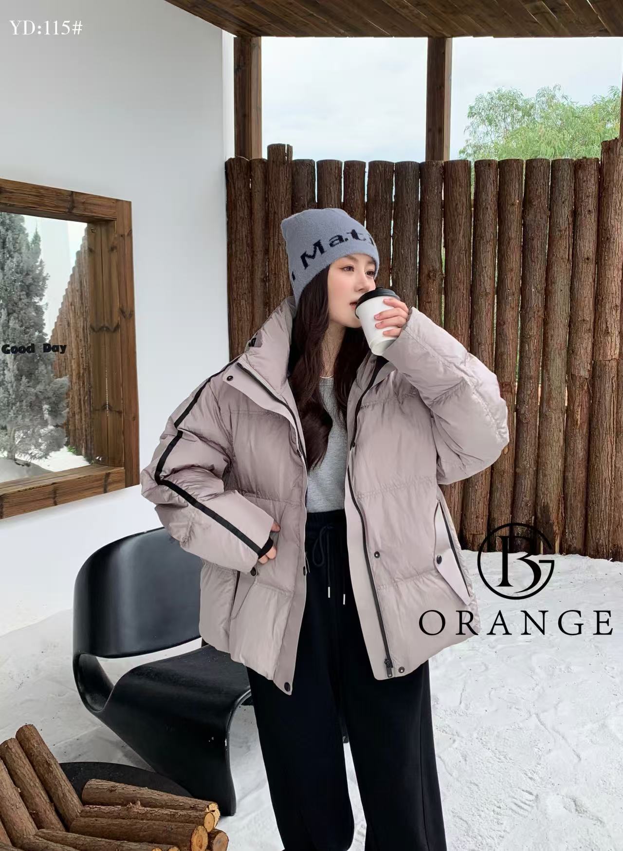 【11.25慧姐大码女装】2025新款大橘子羽绒服外套DJZ115-