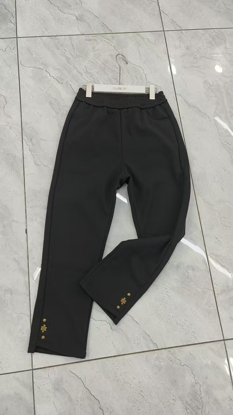 【12.8慧姐大码女装】2025新款加绒裤子CZ992407-