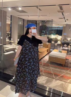【7.4慧姐大码女装】2026新款连衣裙SPEH6062-