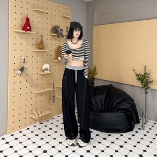 针织牛仔裤 2026新款 女装 子SX2612 3.19慧姐大码