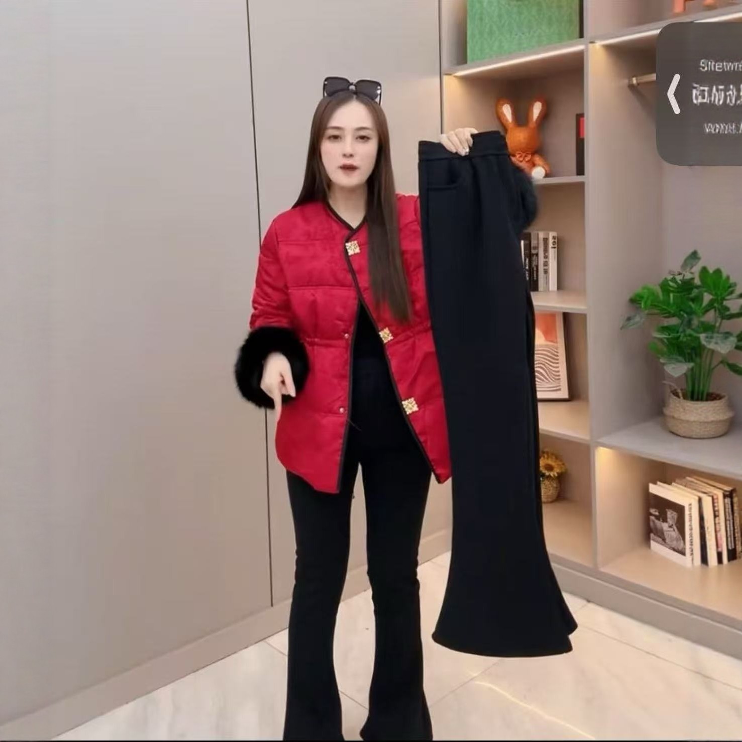 【12.18慧姐大码女装】2025新款款马蹄裤子JYT55015-,女装/女士精品,大码羽绒服,淘宝优惠券,粉丝福利购,淘宝优惠卷