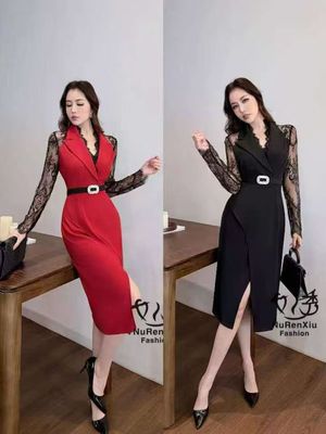 【1.21慧姐大码女装】2025新款连衣裙QY千9383-