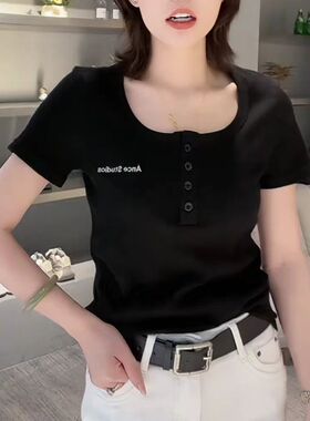 【3.2慧姐大码女装】2026新款面膜半袖CZ99825-