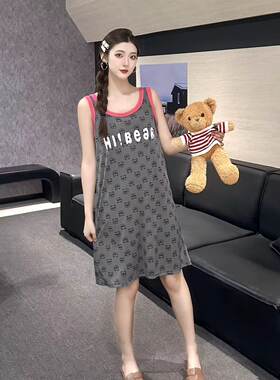 【3.30慧姐大码女装】2026新款睡裙YMR671-2-7016