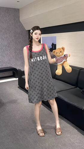 【3.30慧姐大码女装】2026新款睡裙YMR671-2-7016
