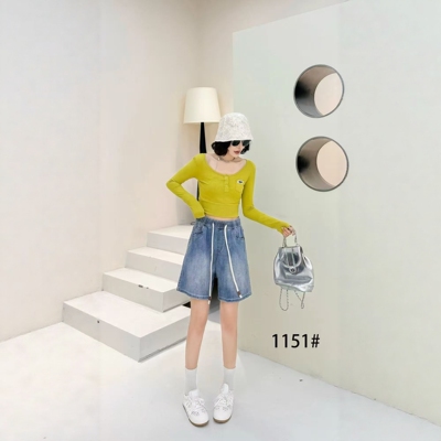 【6.5慧姐大码女装】2026新款短裤CC丑1151-7045