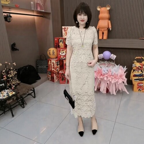 【4.16慧姐大码女装】2026新款定位款两件套装LJ玲3563-